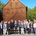 Staatsminister Thomas Schmidt und Landrat Matthias Damm zu Besuch im Klosterbezirk Altzella